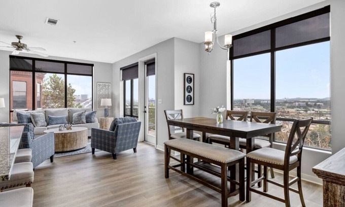 Rolling Mill Hill Condo | Luxurious Downtown High floor Corner-2bd2bth-#520