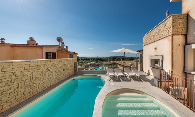 Chia Villa | Luxurious Holiday Home with Pool, Terrace, Wi-Fi & Air Conditioning; Parking Available, Smaller Pets Allowed