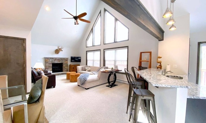Long Pond House | Luxurious Lakefront Retreat Ideally Located for Winter and Summer Fun