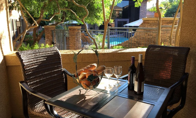 Desert View Village Condo | Luxurious North Scottsdale Poolside Condo
