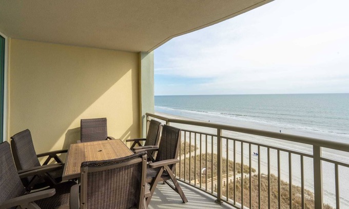 Ocean Drive Condo | Luxurious Oceanfront 3 Bedroom 3 Bath Condo at Mar Vista Grande in North Myrtle Beach!
