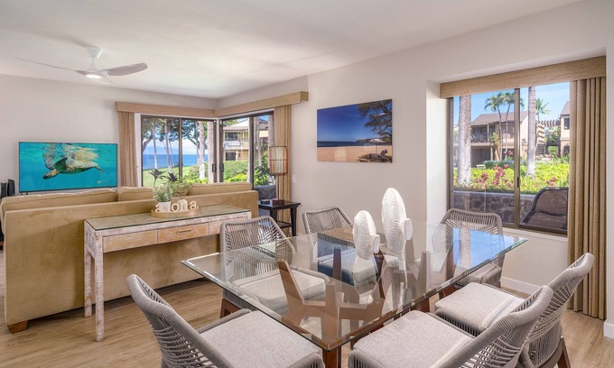 Wailea Condo | Luxurious Oceanfront Condo at Wailea Elua Village - Unit 1201, Central AC, Wi-Fi