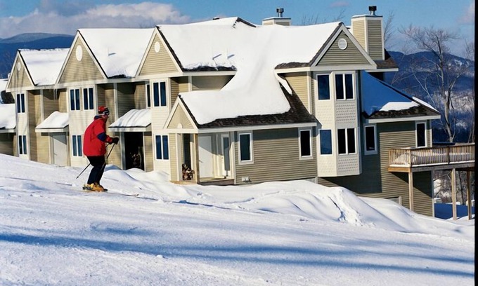 Sunday River Area House | Luxurious Slope side Ski-in Ski-out Locke Mountain Townhouse Sunday River