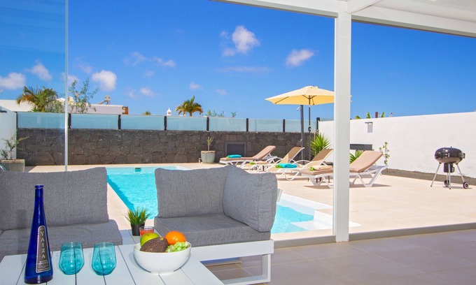 Playa Blanca House | Luxurious villa with private heated pool, close to shops and beach