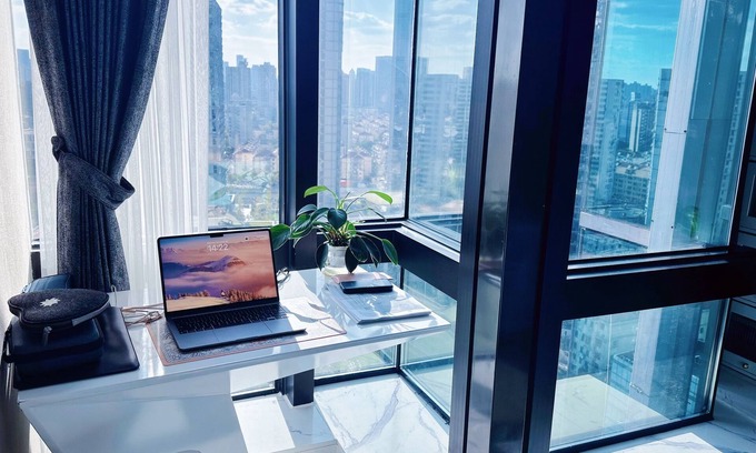 Pudong Condo | Luxury 1-bedroom condo in riverside heart downtown East Bund Pudong Shanghai