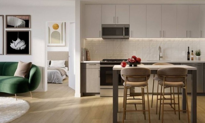 Menlo Park Condo | Luxury 1-Bedroom Living with Pool & Gym – Vasara Menlo Park