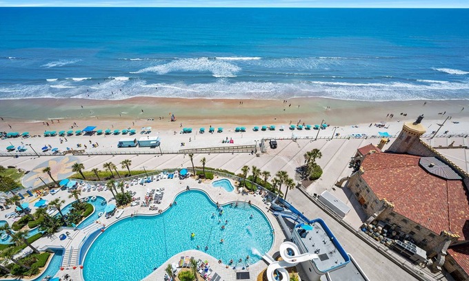 Brush - Stewarts Condo | Luxury 14th Floor 1 BR Condo Direct Oceanfront Wyndham Ocean Walk Resort Daytona Beach | 1410