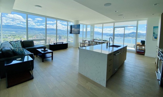 Cultural District Condo | Luxury 2 bedroom, 2 bath condo. Pool, steam room & gym.