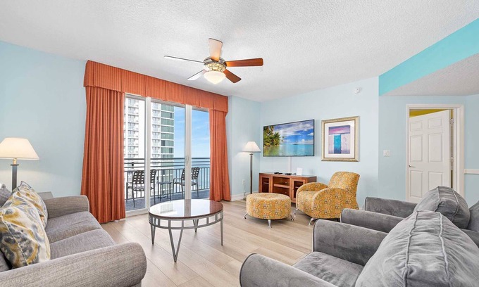 Brush - Stewarts Condo | Luxury 23rd Floor 2 BR Condo Oceanfront Wyndham Ocean Walk Resort Daytona Beach | 2330