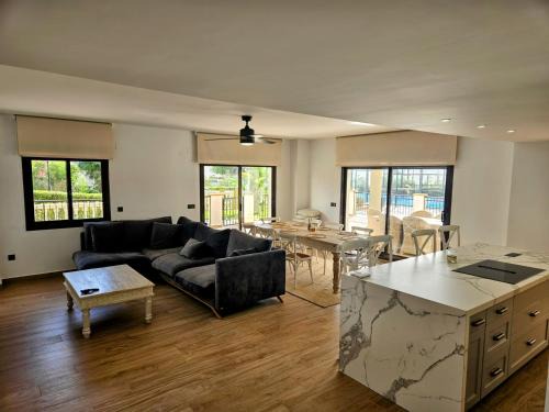 Cabrita Apartment | Luxury 3 bed apartment Marina de la Duquesa, huge terrace pool views, 500 meters to Beach