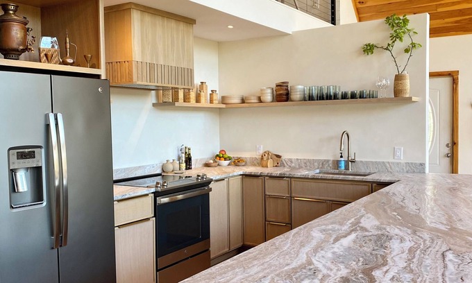 Ellijay Cabin | Luxury A-Frame Cabin, Sleeps 12, Cedar Hot Tub, Game Room, Fishing Pond, Views