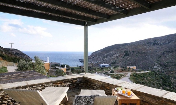 Andros Villa | Luxury Andros Suites | Stunning Suite with Amazing Sea View | Zorkos