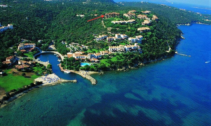 Golfo di Marinella Apartment | Luxury apartment of 100m2 with pool and sea view in Porto Rotondo