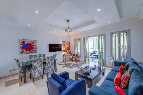 Hivernage Apartment | Luxury Apartment with Pool Large Terrace & Balconies in Hivernage Marrakech
