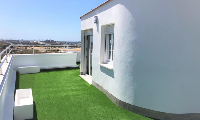 Huelva Apartment | Luxury Attics Plaza Punto PARKING INCLUIDO