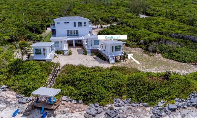 Governor's Harbour Resort | Luxury Beachfront Bedroom on Pink Sand Beach, Governor's Harbor: Casita #4