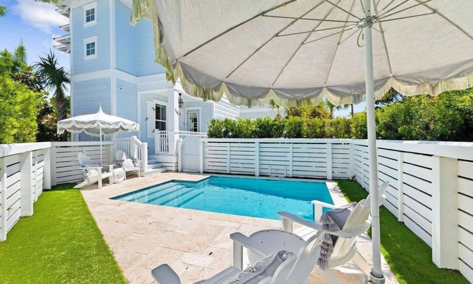 Seacrest Beach House | Luxury Beach Home w/Private Pool, Sleeps 14, Private Pool & Rooftop Terrace ~ Cristalino Summer