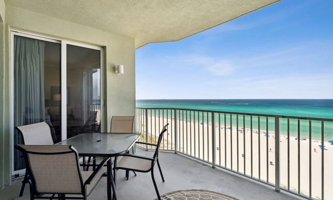 Panama City Beach Condo | Luxury Beachfront Stay at Boardwalk – 2BR Condo w/Balcony, Gulf Views & Free Perks