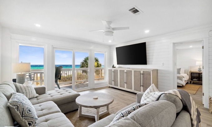 Sunnyside Condo | Luxury Beachfront Condo! Great location-Quiet Beach-Easy access to 30A and more!