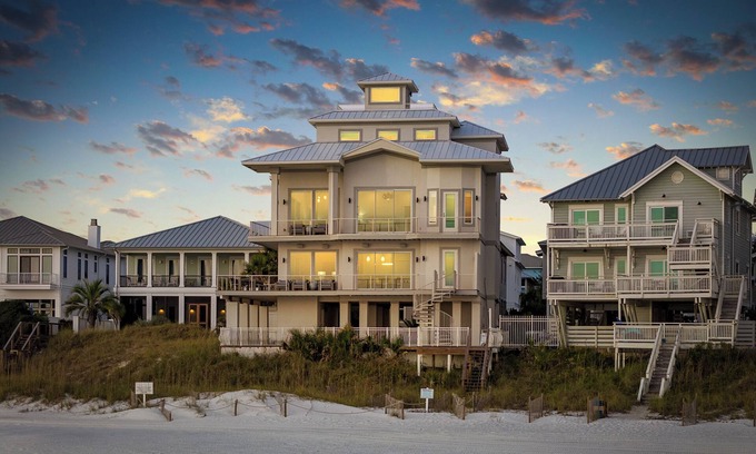 Seagrove Beach House | Luxury Beachfront Escape/Gulf Views & Modern