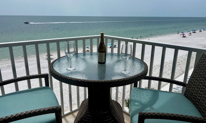 Moorings Condo | Luxury Beachfront, freshly painted and newly furnished walk to Venetian Village