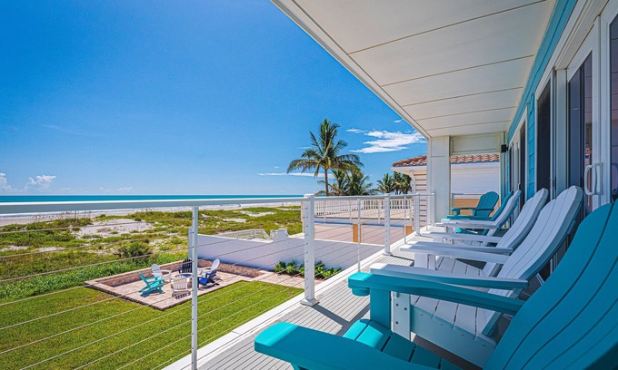 Cocoa Beach House | Luxury BEACHFRONT hideaway with HOT TUB and DIRECT BEACH access!