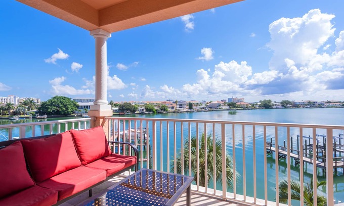 Clearwater Beach Condo | Luxury Condo 180 deg Water Views and Watch The Dolphins Play !