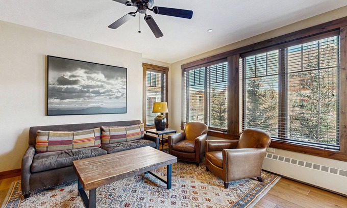 Breckenridge Condo | Luxury condo with Maggie Pond views, hot tubs, pool & gym - walk to lifts