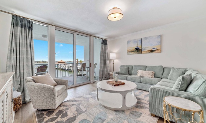 Orange Beach Condo | LUXURY Condo with Incredible Perdido Pass Views | Indoor/Outdoor Pools, Gym | My Beach Getaways
