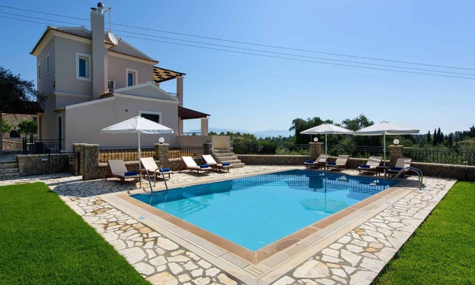 Dassia Villa | Luxury Corfu Villa | Villa Lemonia | Private Pool | 4 BDR | Dassia