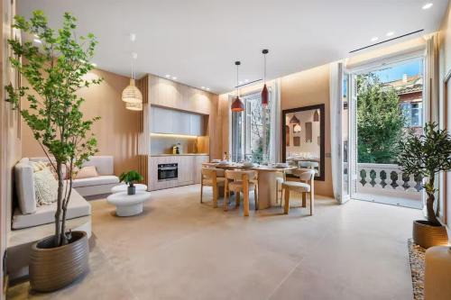 Carnot Apartment | Luxury Design, 3 Bedrooms, Garden, Heart of Cannes