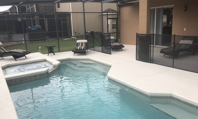 West Haven Villa | Luxury Disney area villa,Shire,West Haven,south facing private pool & spa