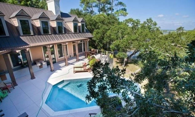 Folly Beach House | Luxury Estate. Secluded Folly Beach Home with Infinity Pool!