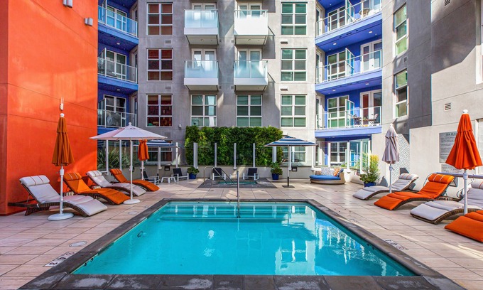 Downtown Apartment | Luxury Furnished Suite Steps From Americas- Pool, Game Room