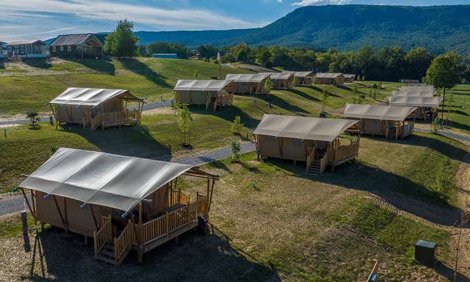 Luray RV Rental | Luxury Glamping Tent at NEW Luray Riverfront Resort - (V417)