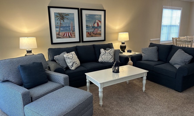 North Myrtle Beach Condo | Luxury Golf Villa, Course Views, ~HDTV~ & ~Wi-Fi ~