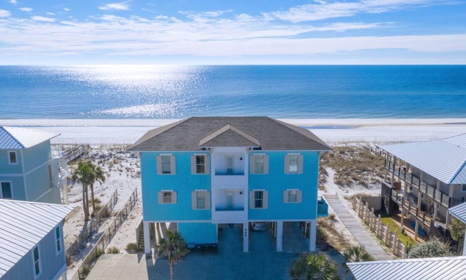 Villa Primera House | Luxury Gulf Front Home w/Gulf front pool and private dune walk-over to beach