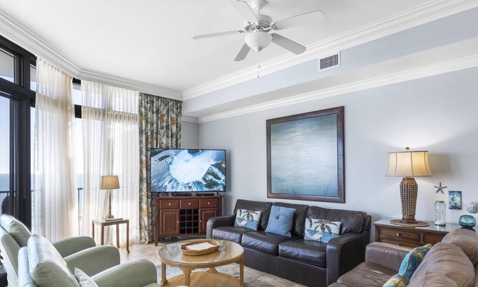 Orange Beach Condo | Luxury Gulf Front Condo | Waterslide | Liquid Life