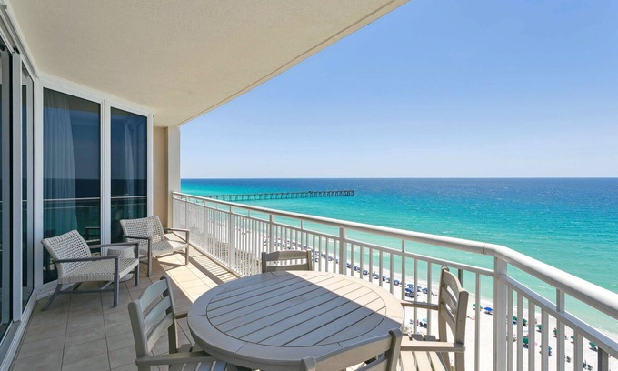 Navarre Beach Condo | Luxury Gulf Front Condo at The Pearl of Navarre #1106! Gorgeous Views!