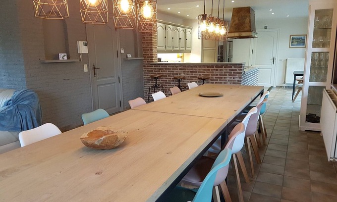 Goeferdinge Villa | Luxury holiday home 16 p with jacuzzi, sauna, spacious garden - Flemish Ardennes
