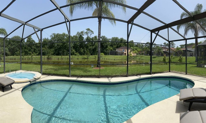 Lake Wilson Preserve House | Luxury Home Minutes to Disney Championship Golf Priv. Pool 5 Bedroom Sleeps 10