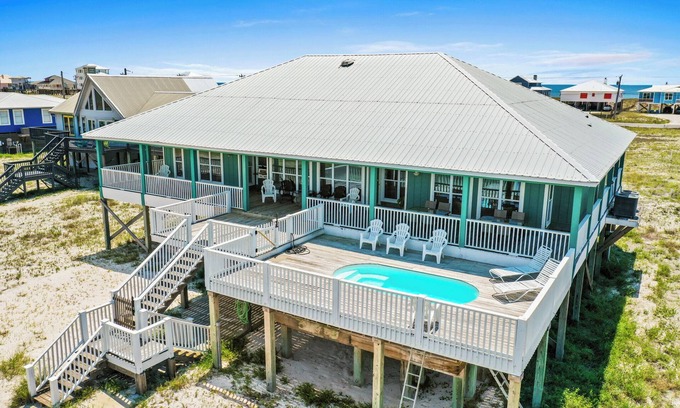 Gulf Shores House | Luxury home pool & spectacular views. New hot tub