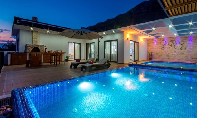 Kalkan House | Luxury Honeymoon Villa with Heated Indoor Pool and Secluded Infinity Pool