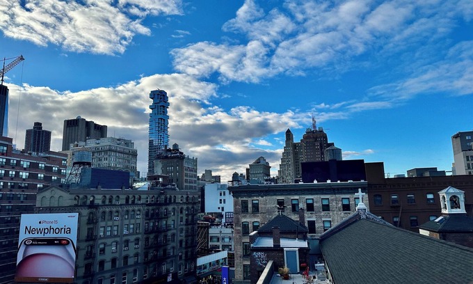 Lower East Side Apartment | Luxury in Little Italy: private balcony