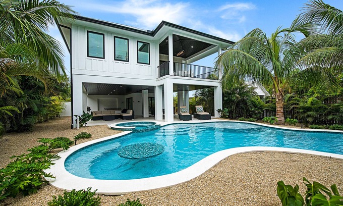 Anna Maria House | Luxury island home with a private pool and spa - close to beach!