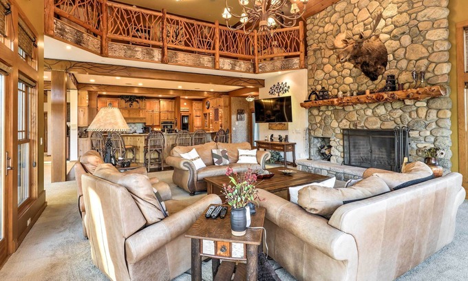 Lake Placid House | Luxury Lake Placid Home w/ Pool & Mountain Views!