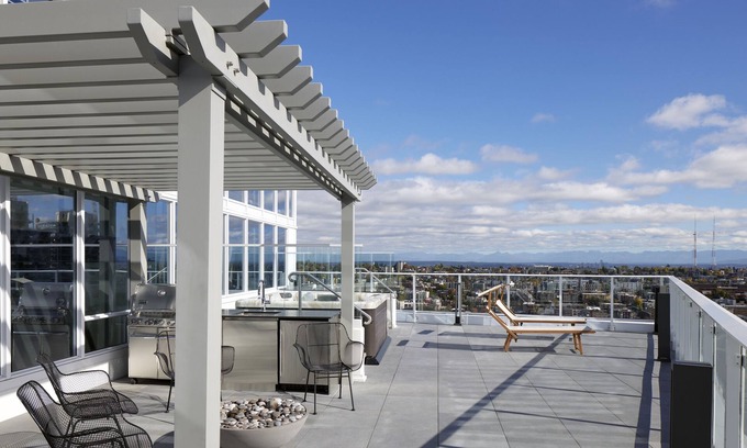 Belltown Hotel | Luxury Lake Union Penthouse with Iconic Space Needle Views & Hot Tub Retreat