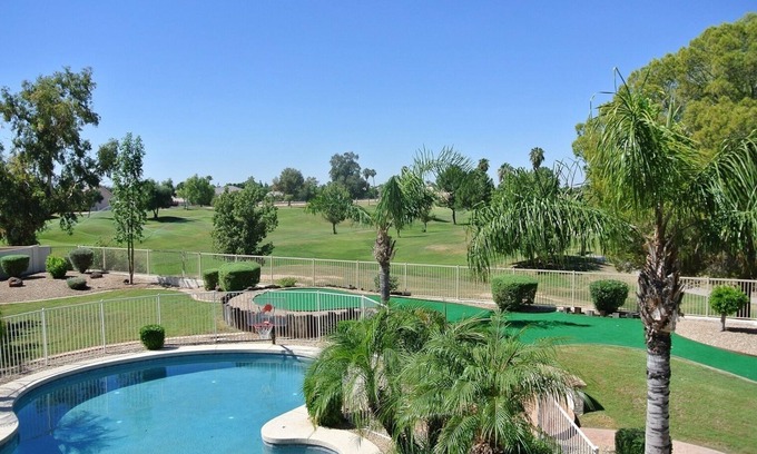 Superstition Springs House | Luxury Living at it's Finest with Heated Pool, Hot Tub and Putting Green