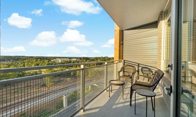 McLean Apartment | Luxury Living | Tysons | High Rise | Balcony