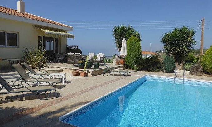 Pissouri Villa | Luxury Modern Villa In Pissouri Village-Limassol w/Private Pool & Gardens